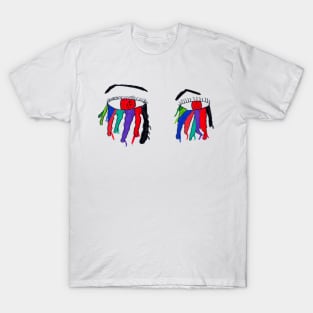 Bloody Alien Eyes by Rose T-Shirt